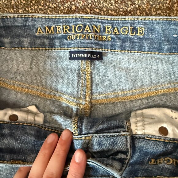 American Eagle Extreme Flex 4 Light Wash Jeans Mens 32x32 - Picture 4 of 5